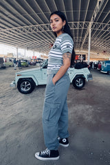 Playera tejido “Carlota” gris claro