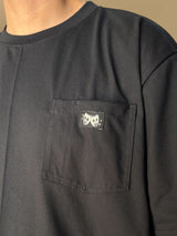 Playera bolsa “Zapata” negro