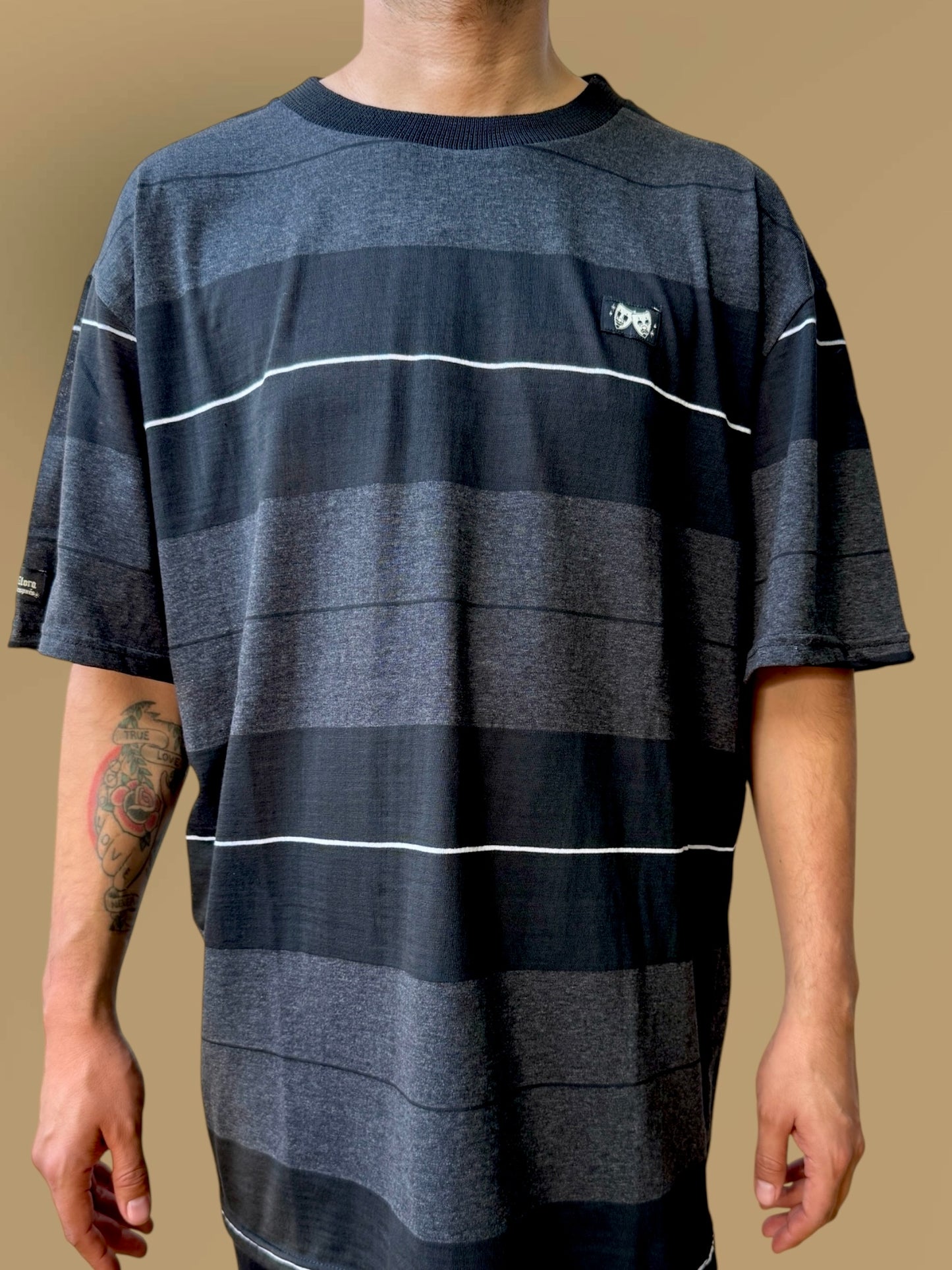 Playera caramelo ”Negro/jaspe obscuro”