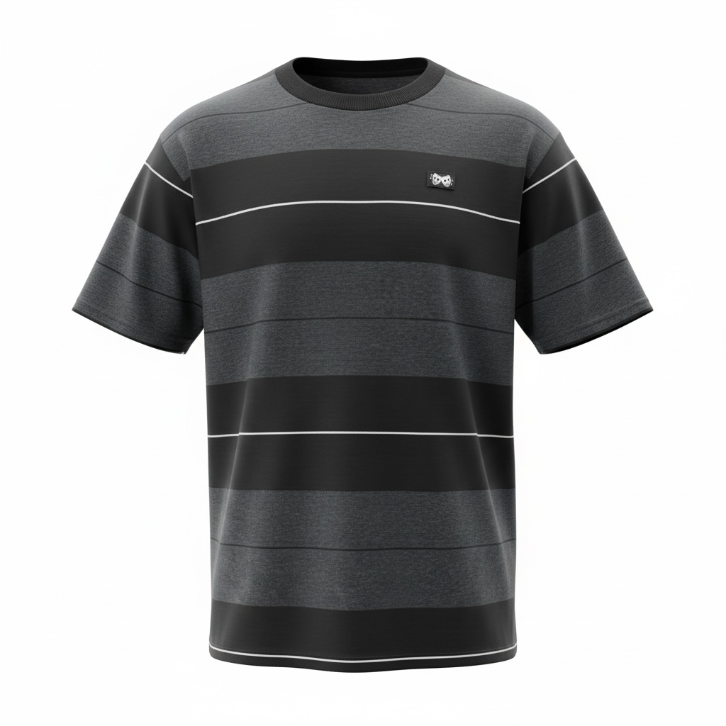 Playera caramelo ”Negro/jaspe obscuro”