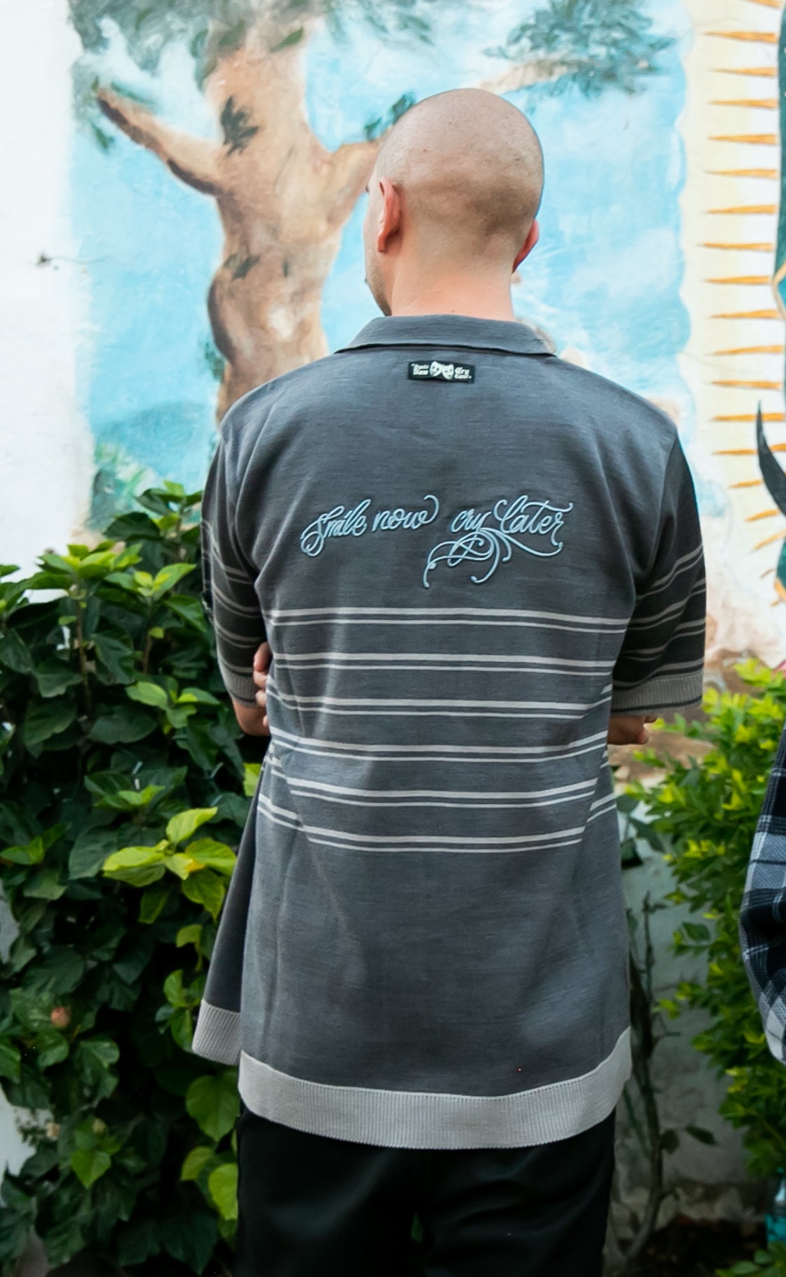 Polo tejida “Good times” Gris