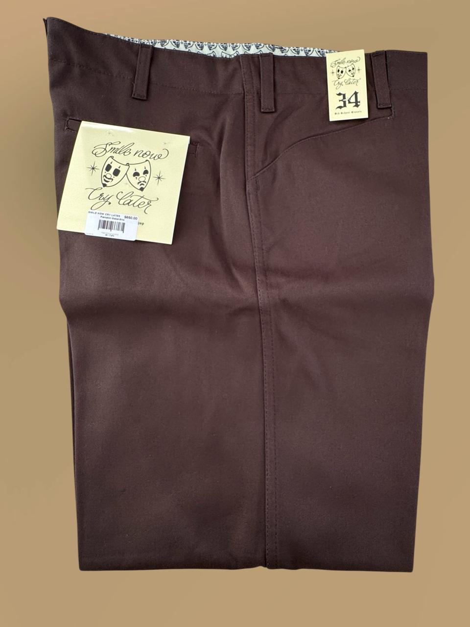 Pantalón Classic -café