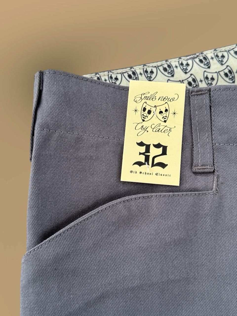 Pantalón Classic -gris oxford